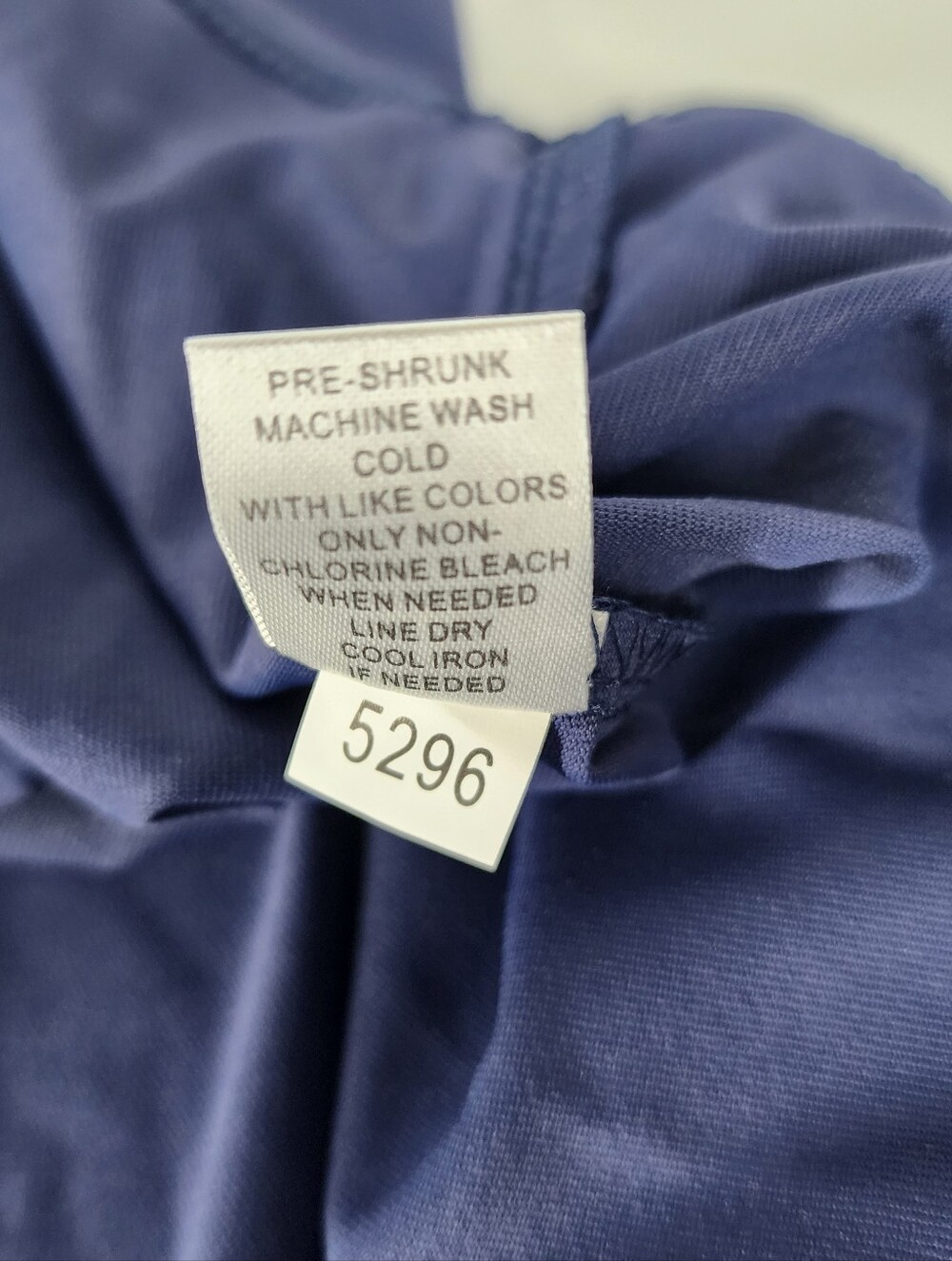 NEW Lulu-B Size Large Collar Knit Top Shirt Solid Blue Short Sleeve UPF 50+ - Picture 8 of 8